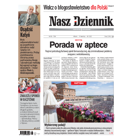Nasz Dziennik z dnia 19.04.2022 wydanie PDF
