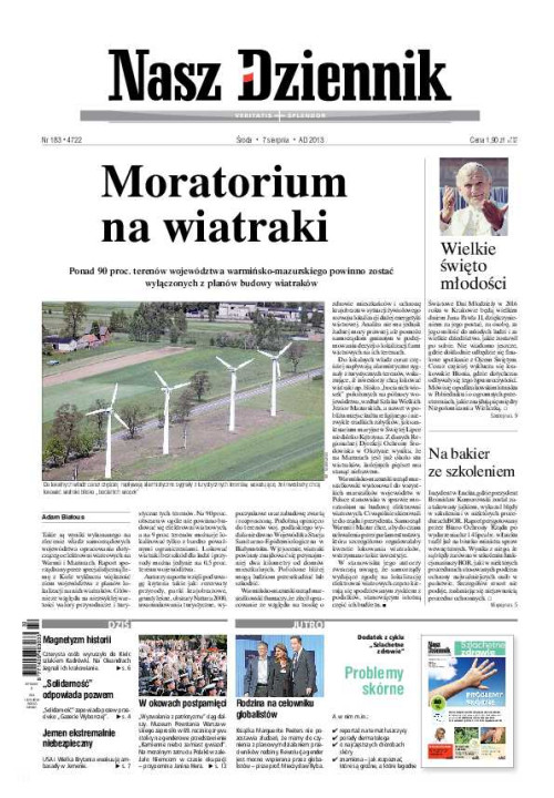 Nasz Dziennik z dnia 07.08.2013 wydanie PDF