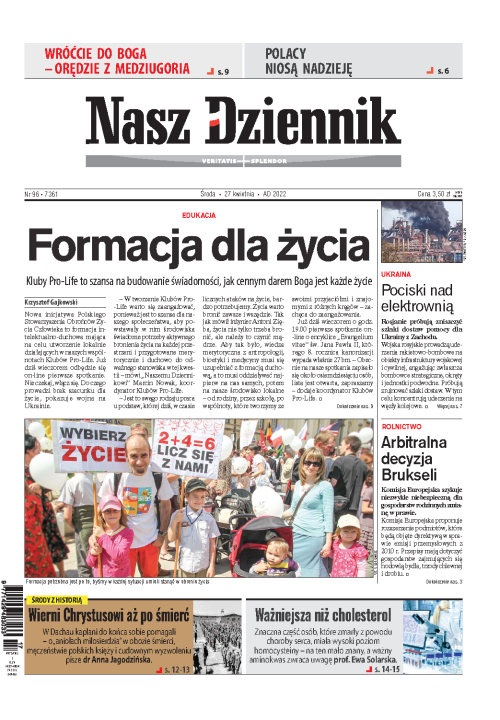 Nasz Dziennik z dnia 27.04.2022 wydanie PDF