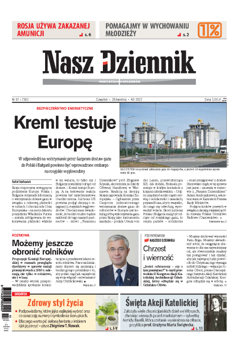 Nasz Dziennik z dnia 28.04.2022 wydanie PDF