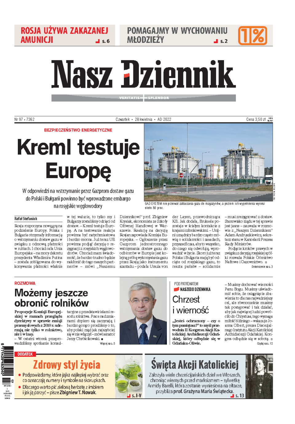 Nasz Dziennik z dnia 28.04.2022 wydanie PDF