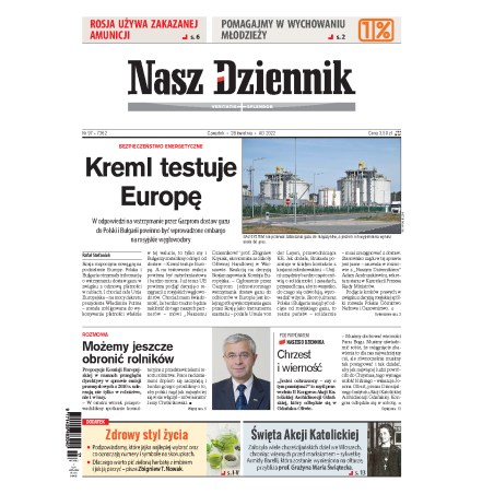 Nasz Dziennik z dnia 28.04.2022 wydanie PDF
