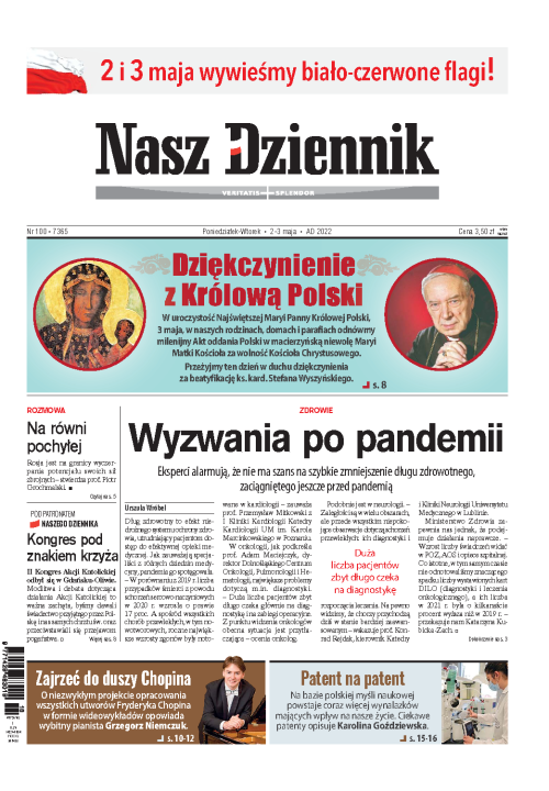 Nasz Dziennik z dnia 02.05.2022 wydanie PDF