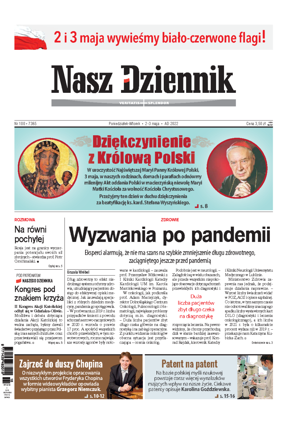 Nasz Dziennik z dnia 02.05.2022 wydanie PDF