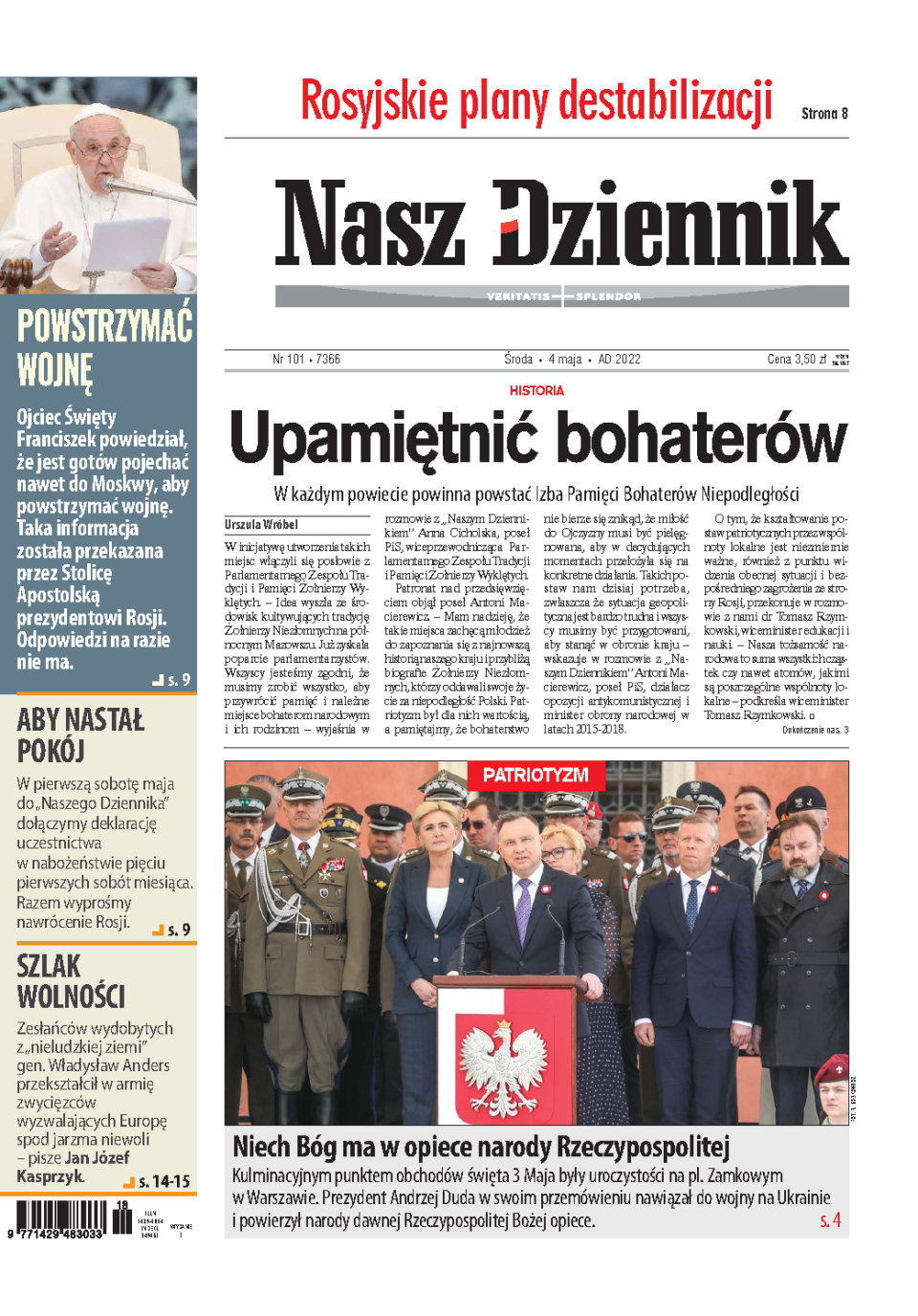 Nasz Dziennik z dnia 04.05.2022 wydanie PDF