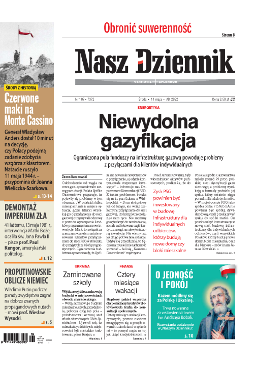 Nasz Dziennik z dnia 11.05.2022 wydanie PDF