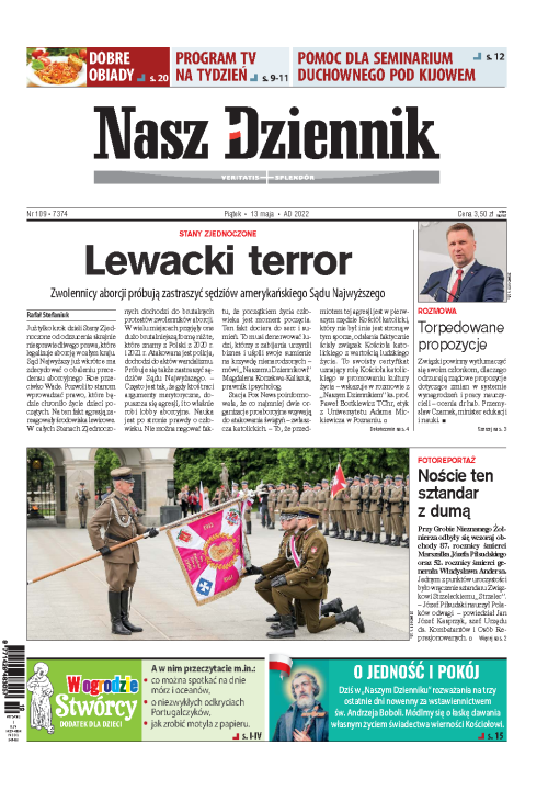 Nasz Dziennik z dnia 13.05.2022 wydanie PDF