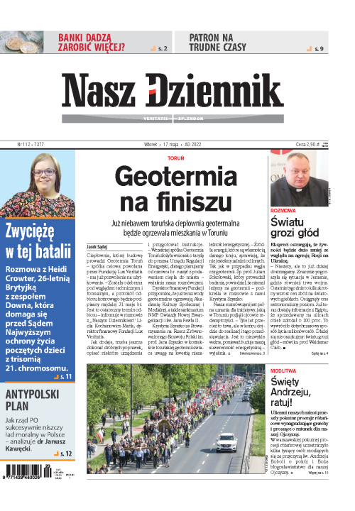 Nasz Dziennik z dnia 17.05.2022 wydanie PDF