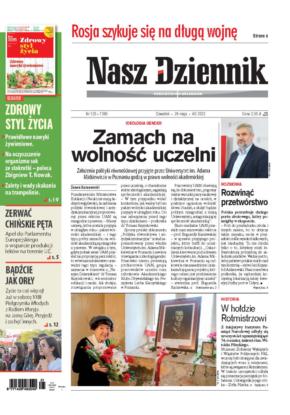Nasz Dziennik z dnia 26.05.2022 wydanie PDF