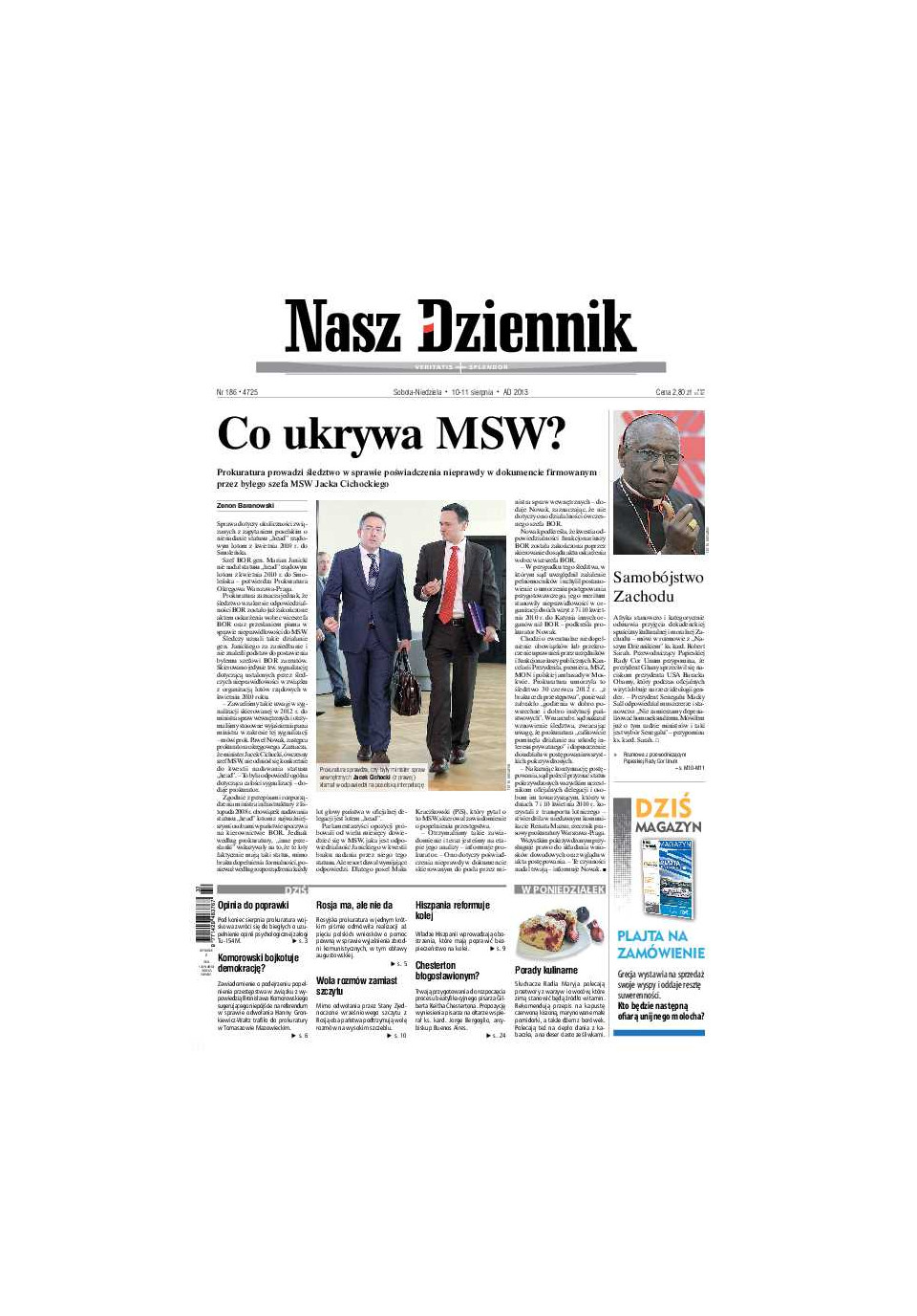 Nasz Dziennik z dnia 10.08.2013 wydanie PDF