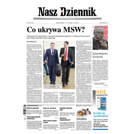 Nasz Dziennik z dnia 10.08.2013 wydanie PDF