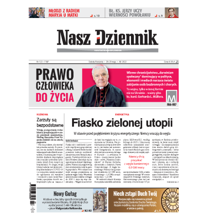Nasz Dziennik z dnia 28.05.2022 wydanie PDF