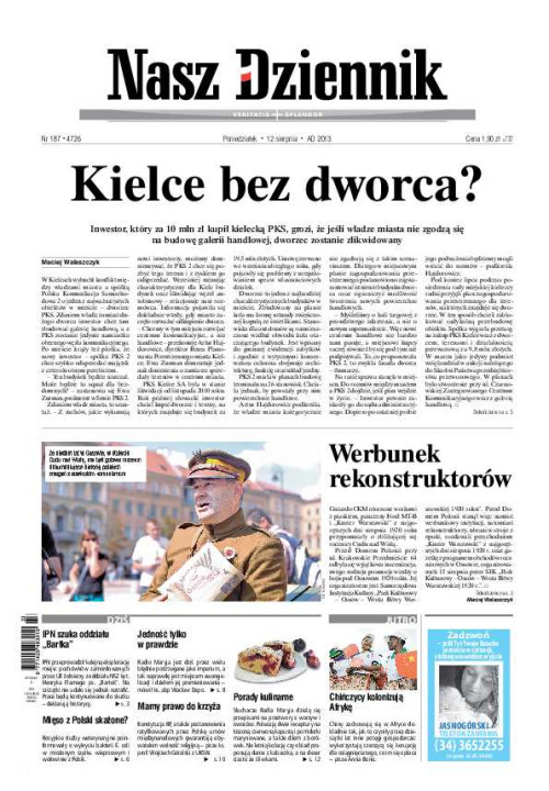Nasz Dziennik z dnia 12.08.2013 wydanie PDF