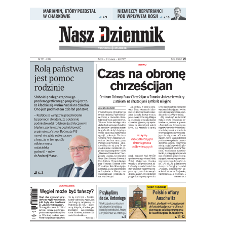 Nasz Dziennik z dnia 08.06.2022 wydanie PDF