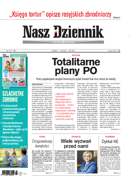 Nasz Dziennik z dnia 09.06.2022 wydanie PDF