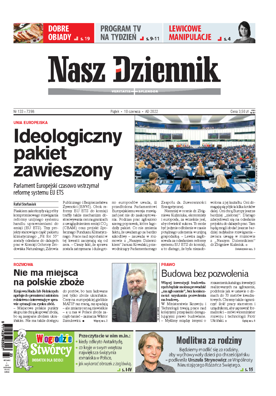 Nasz Dziennik z dnia 10.06.2022 wydanie PDF