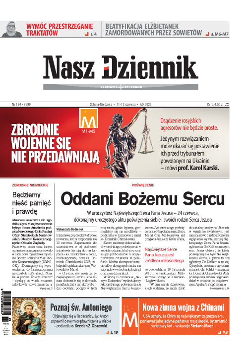Nasz Dziennik z dnia 11.06.2022 wydanie PDF