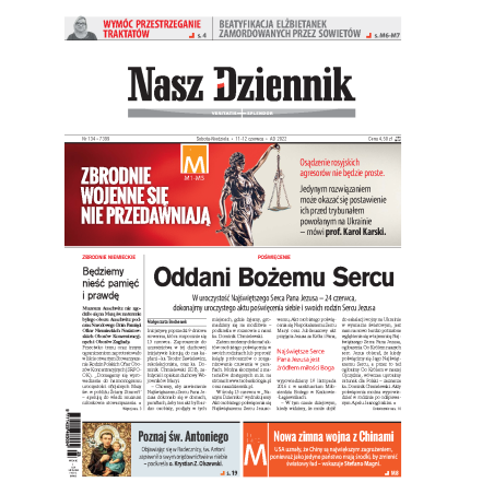 Nasz Dziennik z dnia 11.06.2022 wydanie PDF