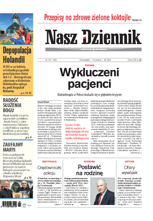 Nasz Dziennik z dnia 13.06.2022 wydanie PDF