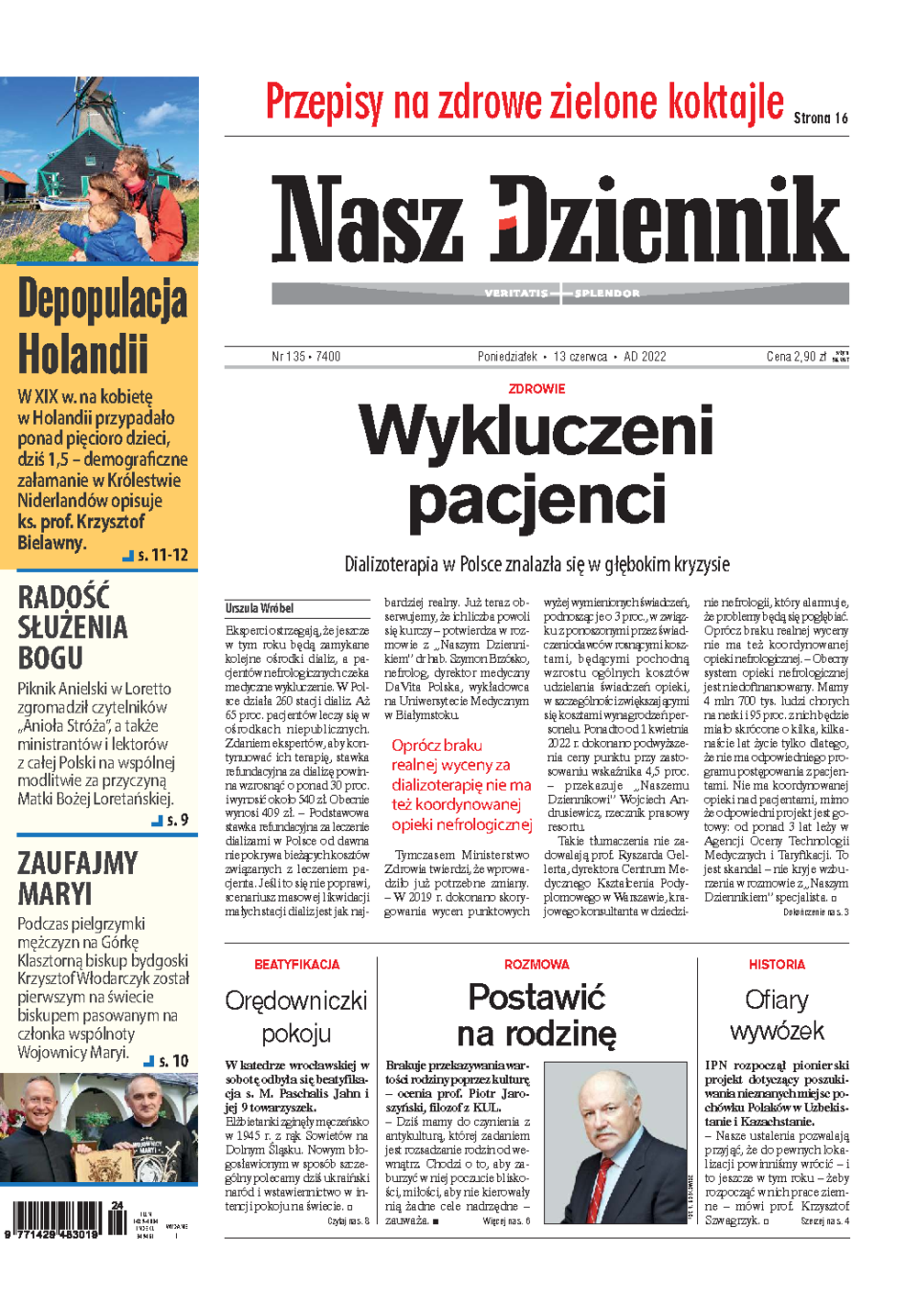 Nasz Dziennik z dnia 13.06.2022 wydanie PDF