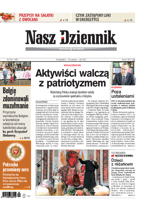 Nasz Dziennik z dnia 20.06.2022 wydanie PDF
