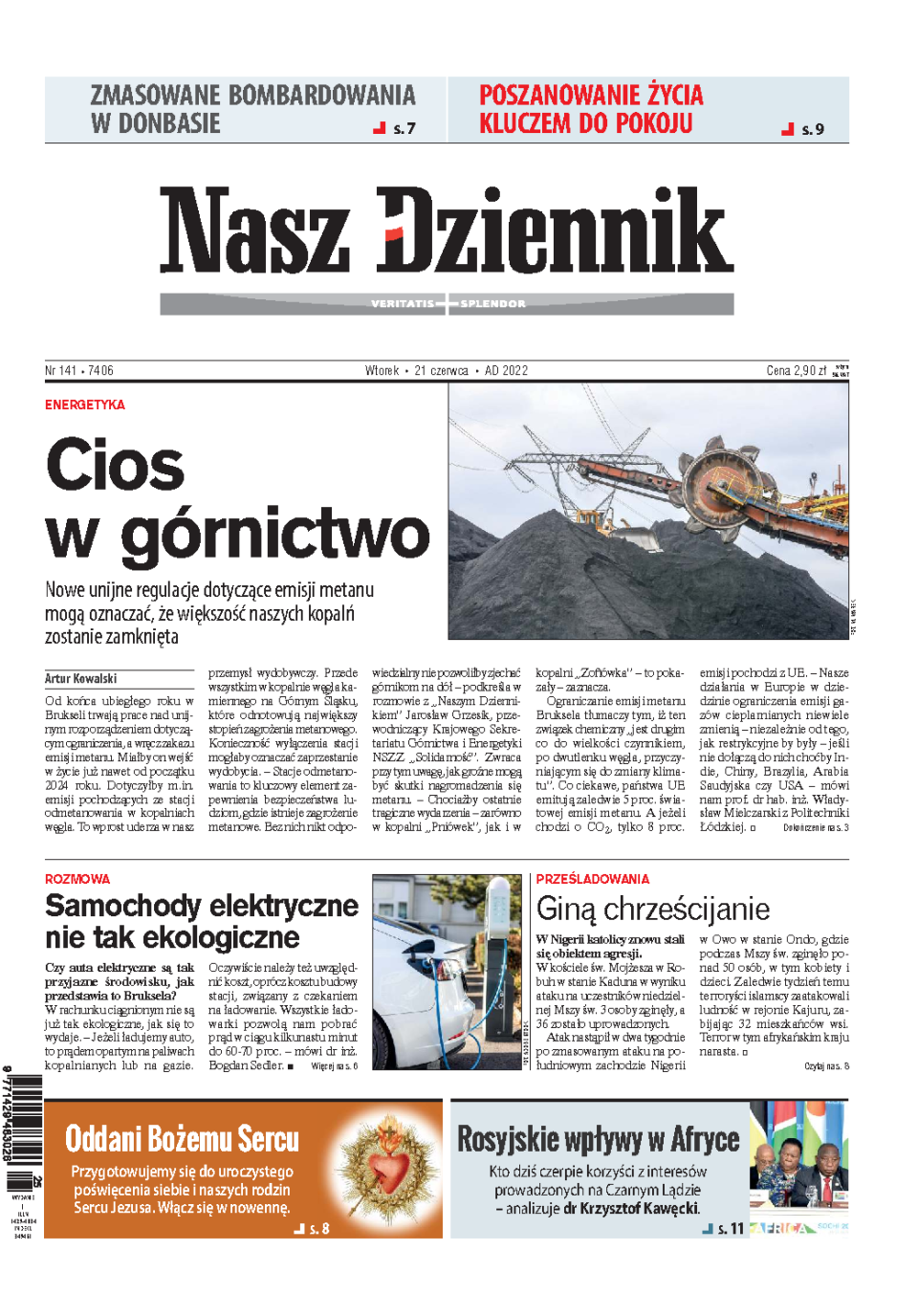 Nasz Dziennik z dnia 21.06.2022 wydanie PDF