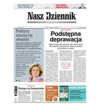 Nasz Dziennik z dnia 22.06.2022 wydanie PDF