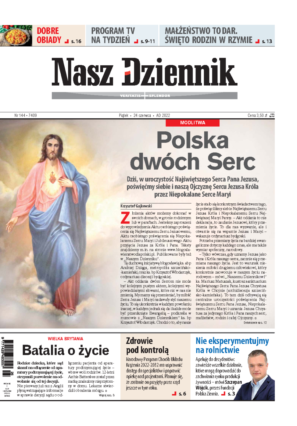 Nasz Dziennik z dnia 24.06.2022 wydanie PDF