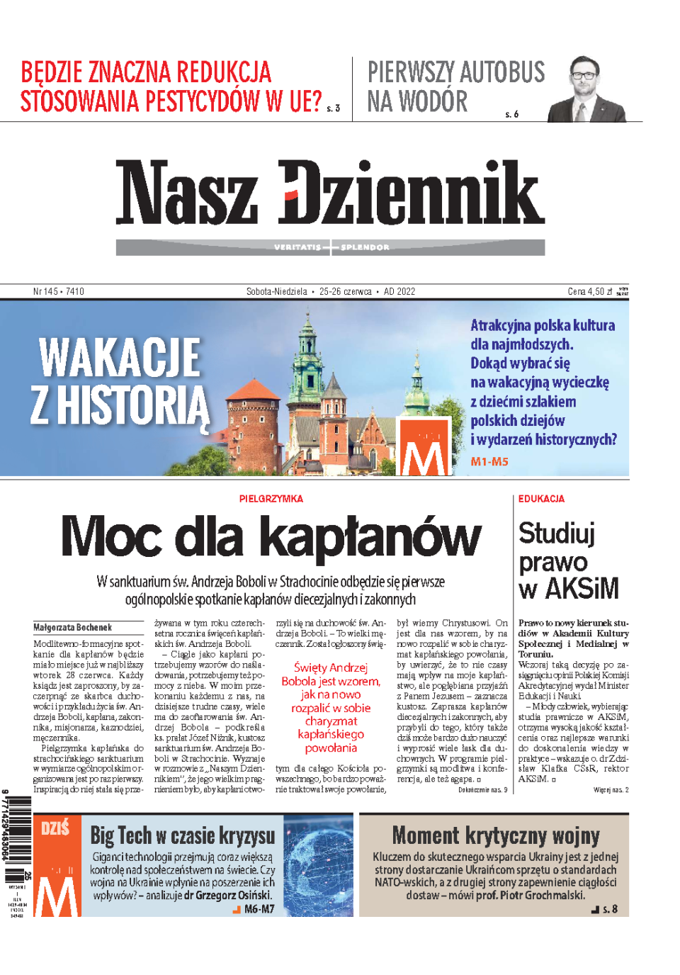 Nasz Dziennik z dnia 25.06.2022 wydanie PDF