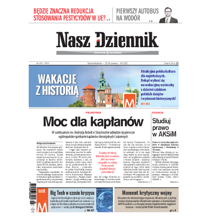 Nasz Dziennik z dnia 25.06.2022 wydanie PDF