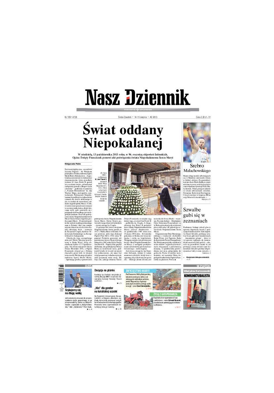 Nasz Dziennik z dnia 14.08.2013 wydanie PDF