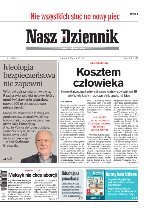 Nasz Dziennik z dnia 07.07.2022 wydanie PDF