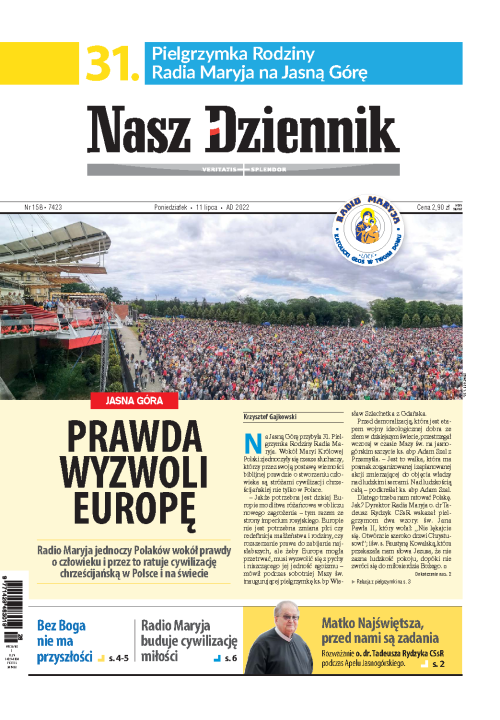 Nasz Dziennik z dnia 11.07.2022 wydanie PDF