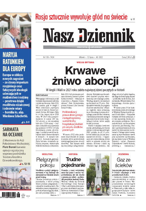 Nasz Dziennik z dnia 12.07.2022 wydanie PDF