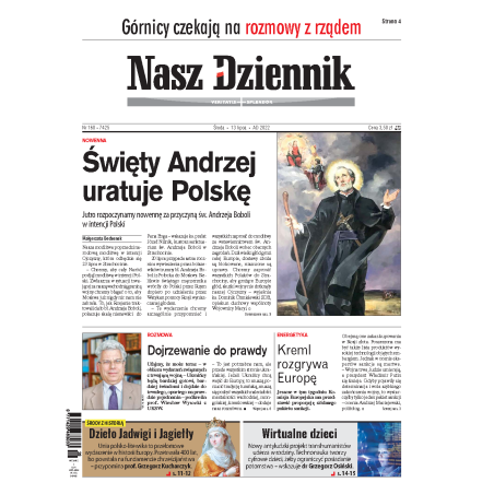 Nasz Dziennik z dnia 13.07.2022 wydanie PDF