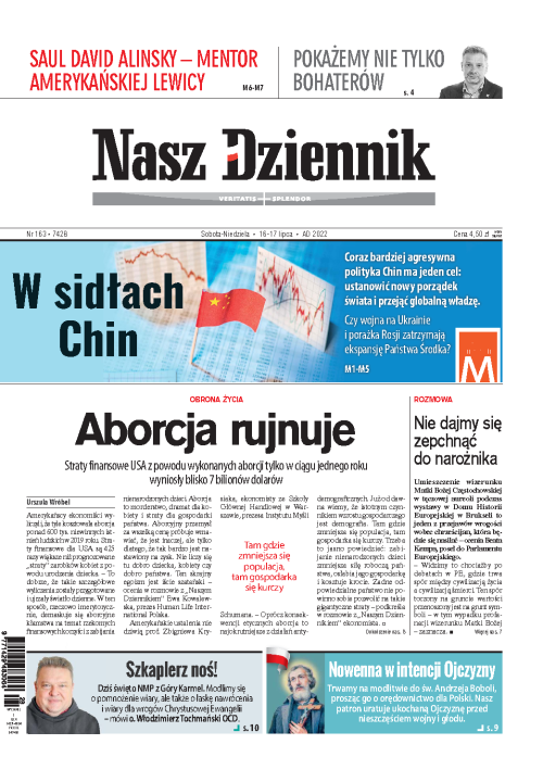 Nasz Dziennik z dnia 16.07.2022 wydanie PDF