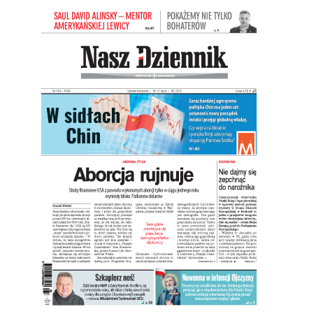 Nasz Dziennik z dnia 16.07.2022 wydanie PDF