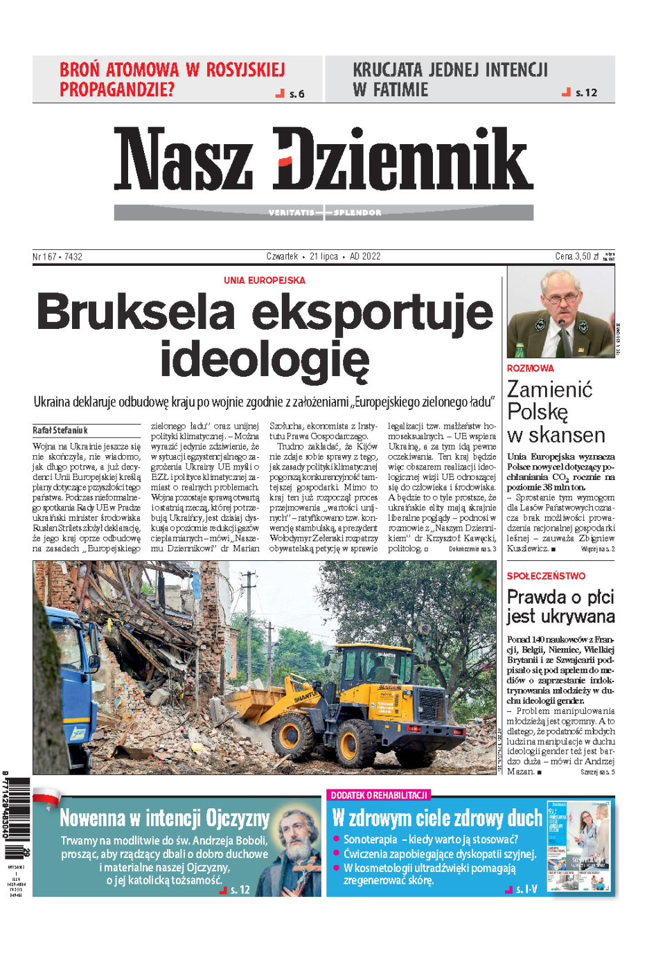 Nasz Dziennik z dnia 21.07.2022 wydanie PDF