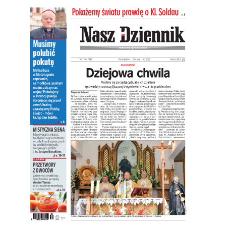 Nasz Dziennik z dnia 25.07.2022 wydanie PDF