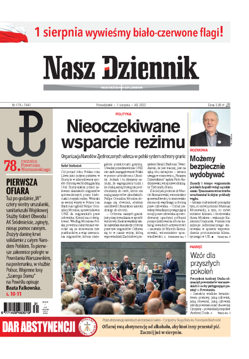 Nasz Dziennik z dnia 01.08.2022 wydanie PDF