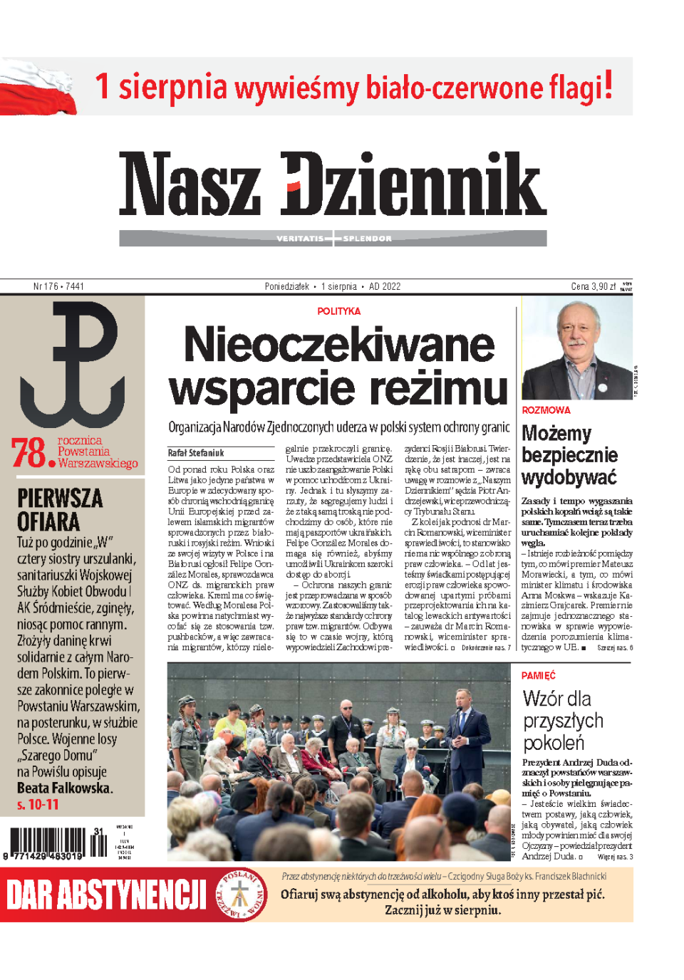 Nasz Dziennik z dnia 01.08.2022 wydanie PDF