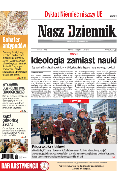 Nasz Dziennik z dnia 02.08.2022 wydanie PDF