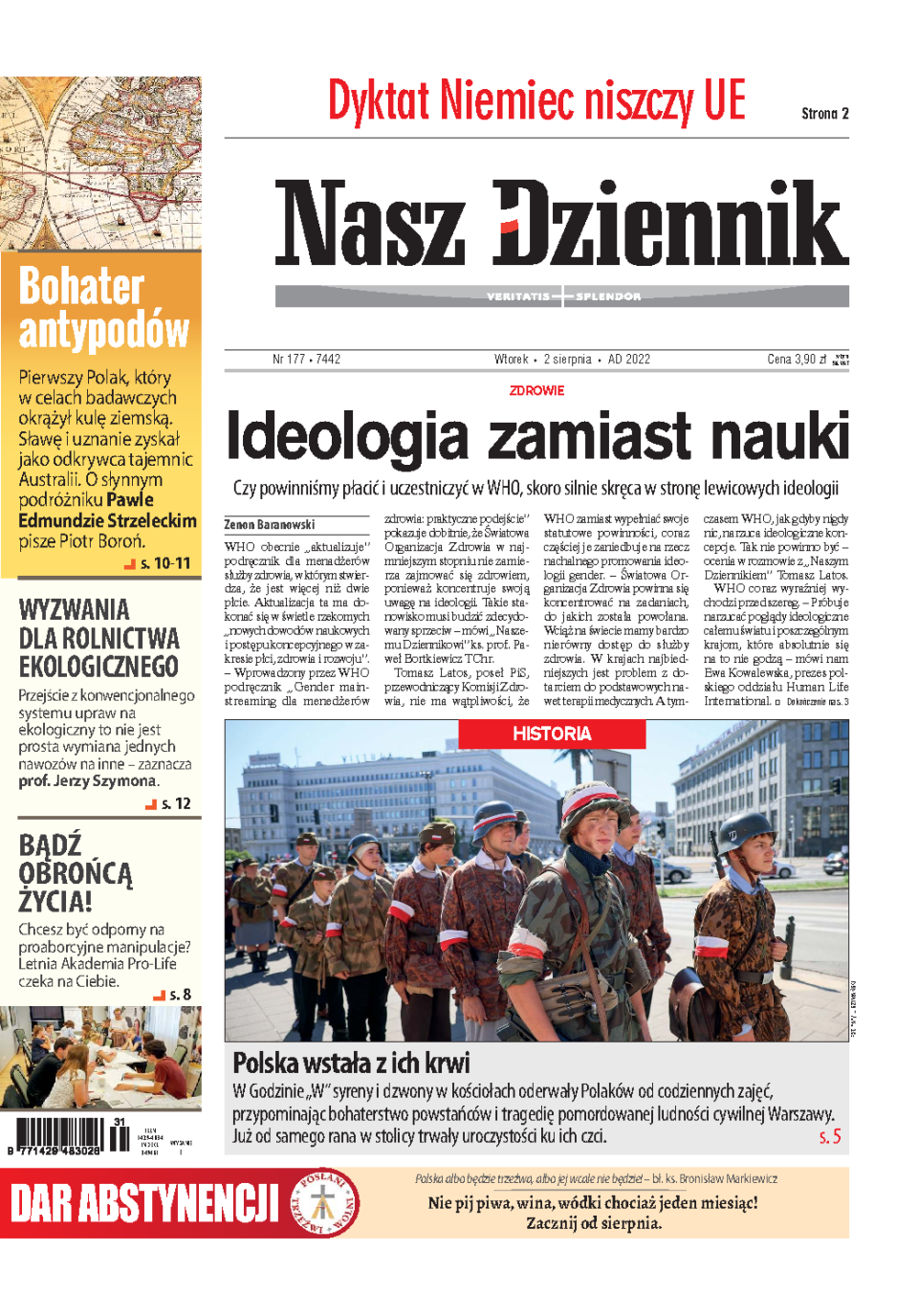 Nasz Dziennik z dnia 02.08.2022 wydanie PDF