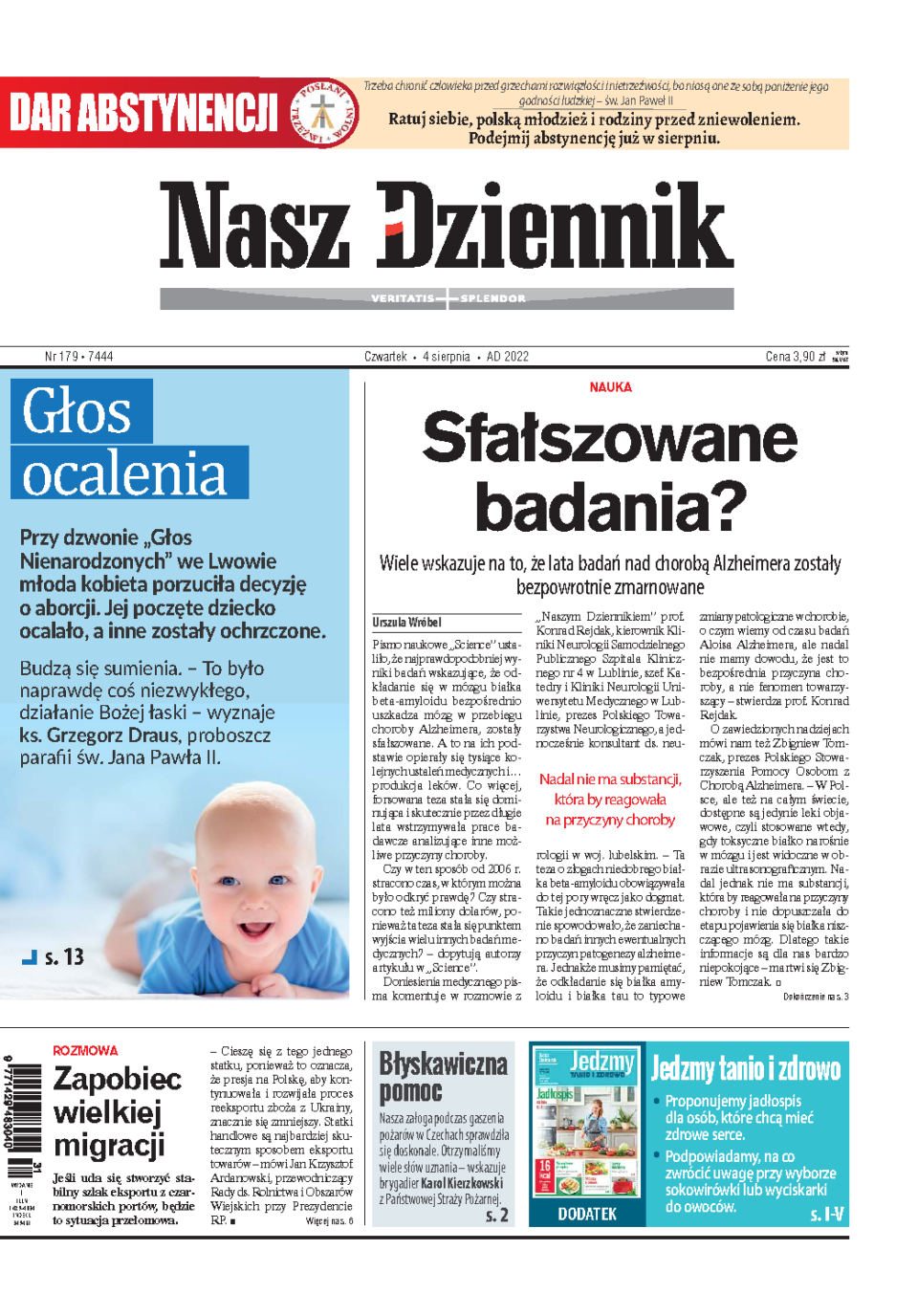 Nasz Dziennik z dnia 04.08.2022 wydanie PDF