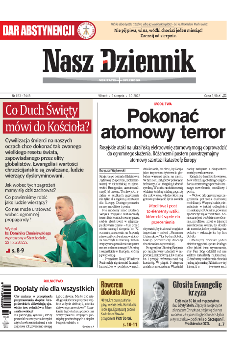 Nasz Dziennik z dnia 09.08.2022 wydanie PDF