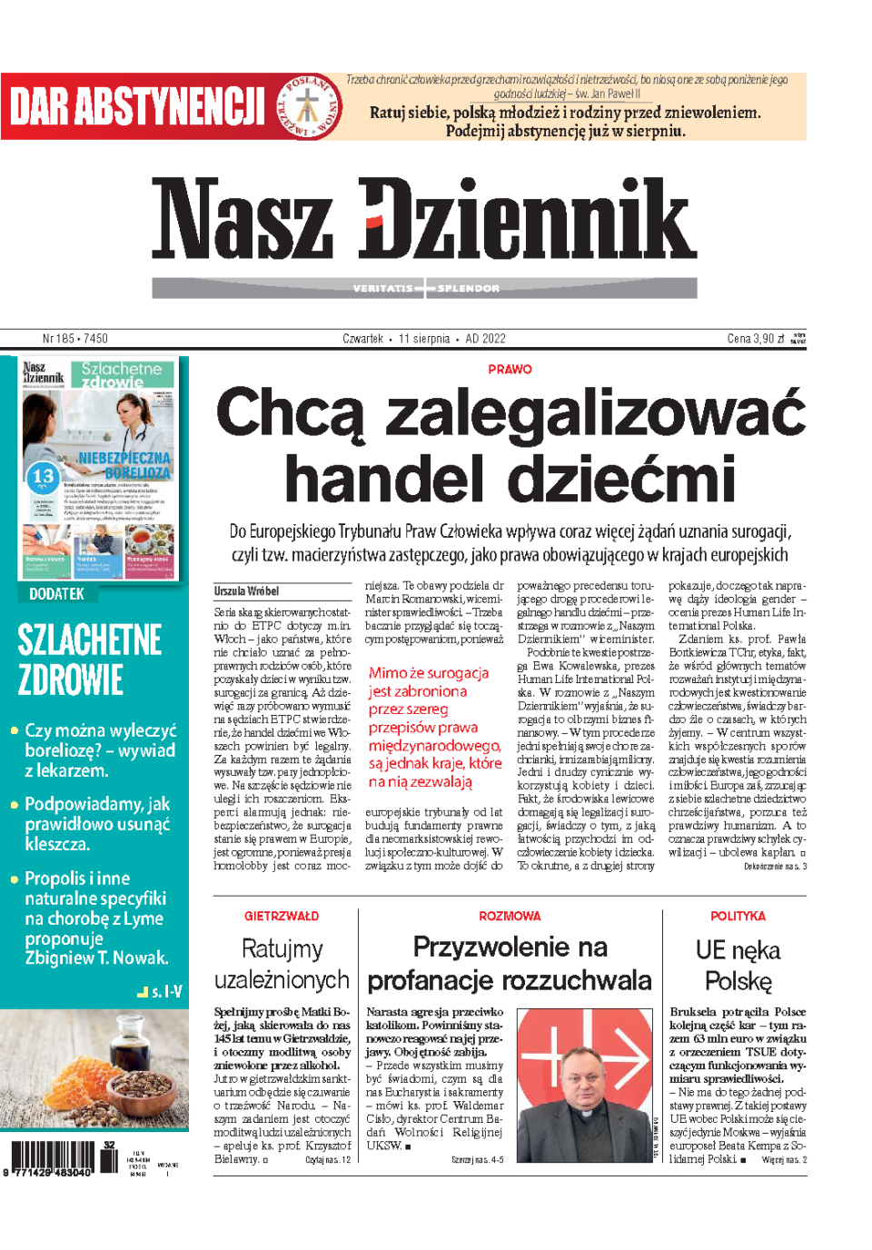Nasz Dziennik z dnia 11.08.2022 wydanie PDF