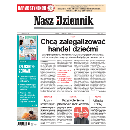 Nasz Dziennik z dnia 11.08.2022 wydanie PDF