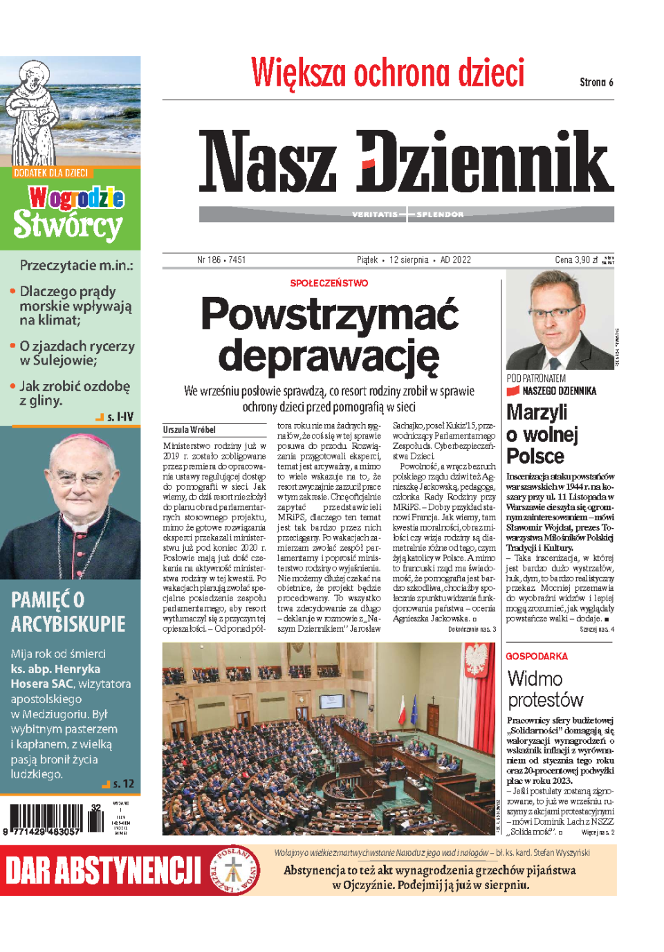 Nasz Dziennik z dnia 12.08.2022 wydanie PDF