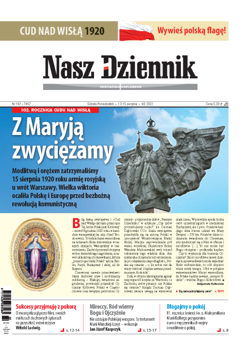 Nasz Dziennik z dnia 13.08.2022 wydanie PDF