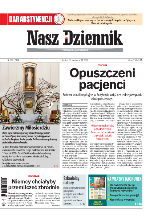 Nasz Dziennik z dnia 17.08.2022 wydanie PDF